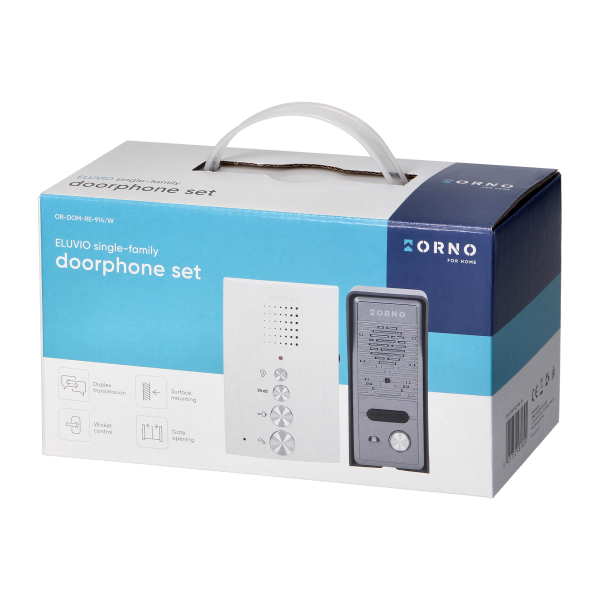 Single family doorphone, handset free, ELUVIO