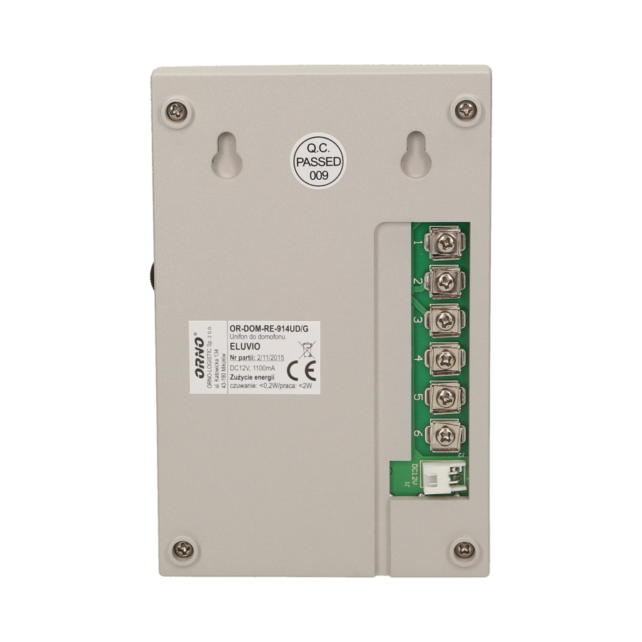 Single family doorphone, handset free, ELUVIO INTERCOM