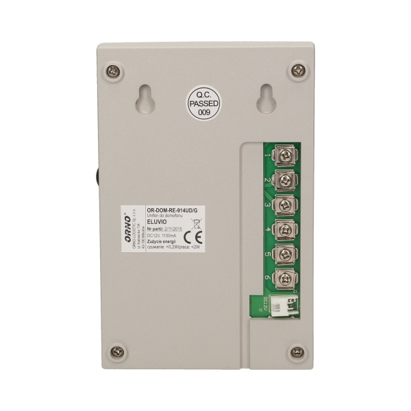 Single family doorphone, handset free, ELUVIO INTERCOM