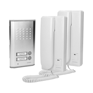 Zestaw domofonowy 2-rodzinny, podtynkowy, FOSSA MULTI
