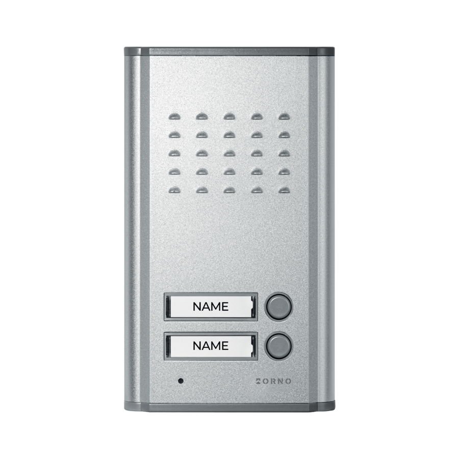 Two family doorphone, flush mounted, FOSSA MULTI