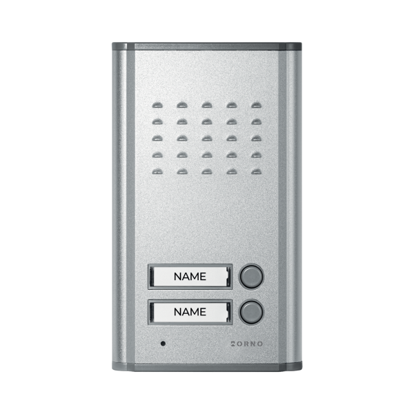 Two family doorphone, flush mounted, FOSSA MULTI