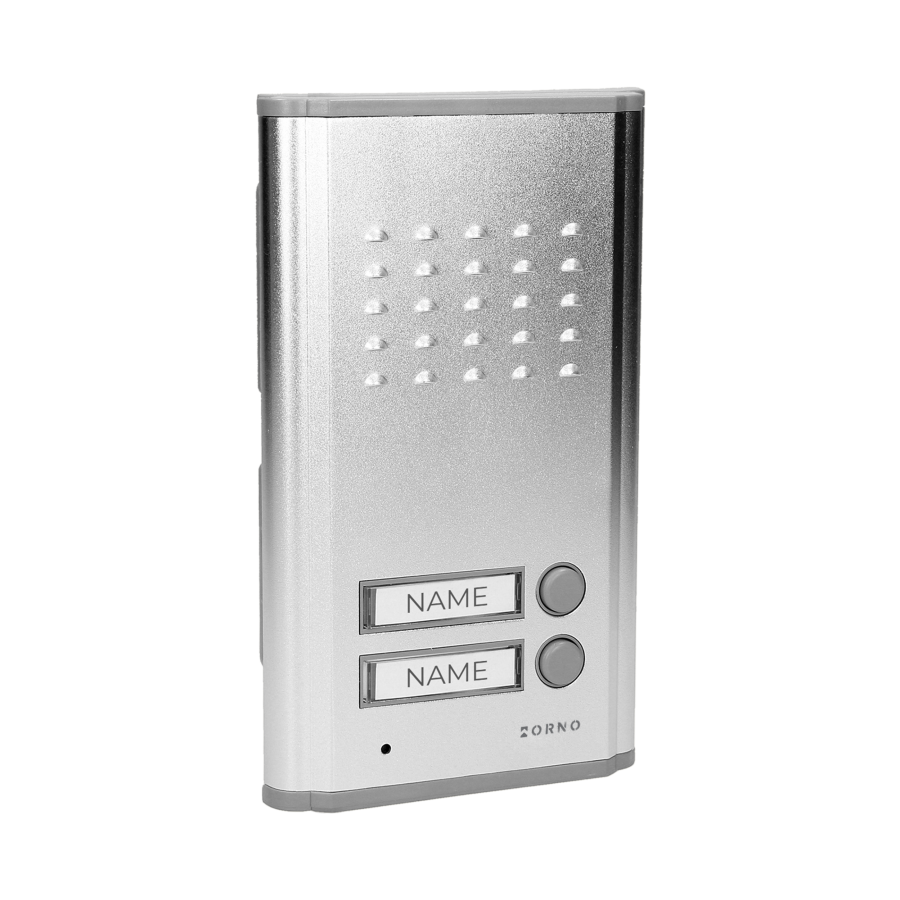 Two family doorphone, flush mounted, FOSSA MULTI