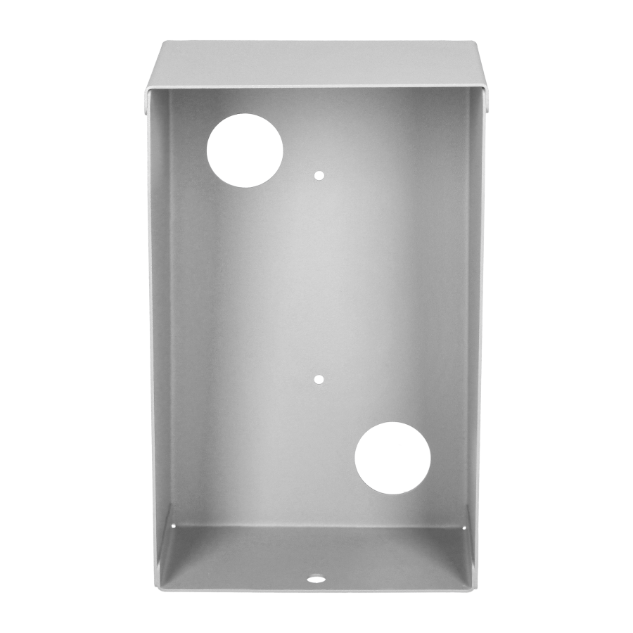 Protective rain cover for FOSSA series, surface-mounting, grey