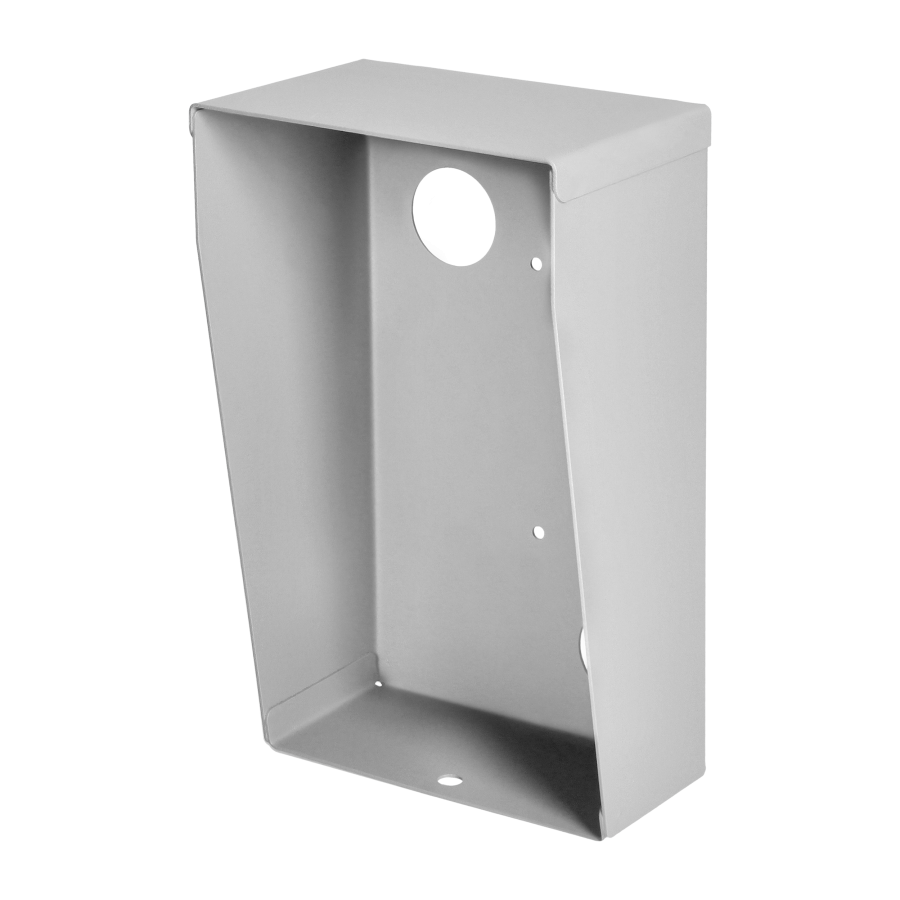 Protective rain cover for FOSSA series, surface-mounting, grey