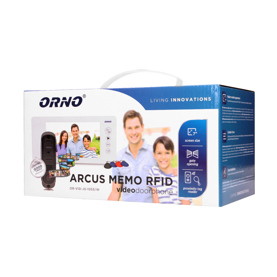 Single family videodoorphone ARCUS RFID, 7"