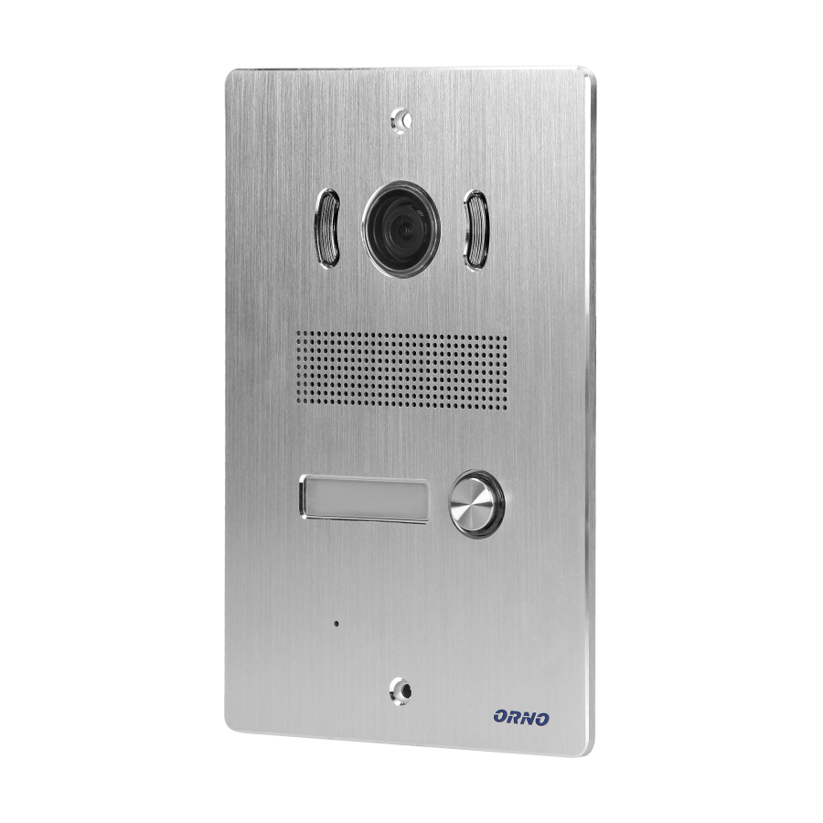 Video doorphone set, handset-free with multicolor 7" LCD screen, proximity tags reader and intercom function, flush-mounted, INDI P