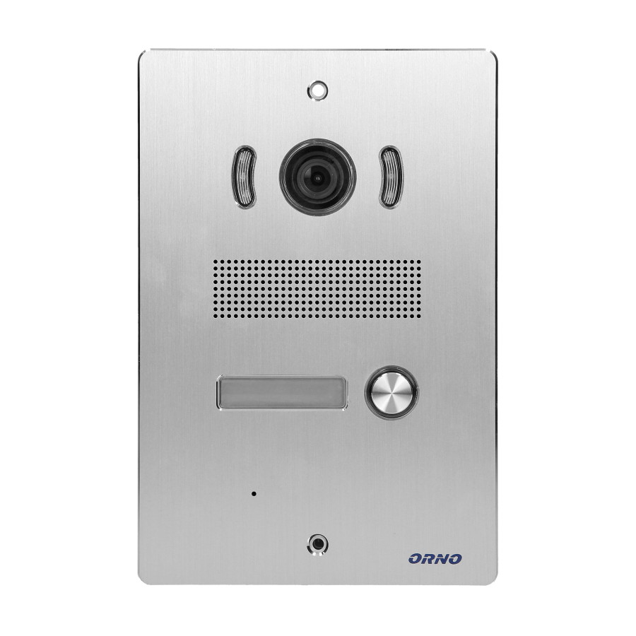 Video doorphone set, handset-free with multicolor 7" LCD screen, proximity tags reader and intercom function, flush-mounted, INDI P