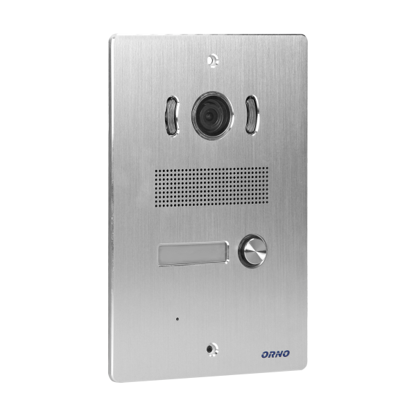 Video doorphone set, handset-free with multicolor 7" LCD screen, proximity tags reader and intercom function, flush-mounted, INDI P