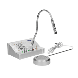 SECURIT window intercom, wired system for two-way voice communication.