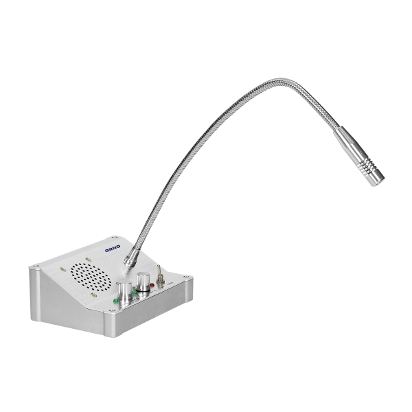 SECURIT window intercom, wired system for two-way voice communication.