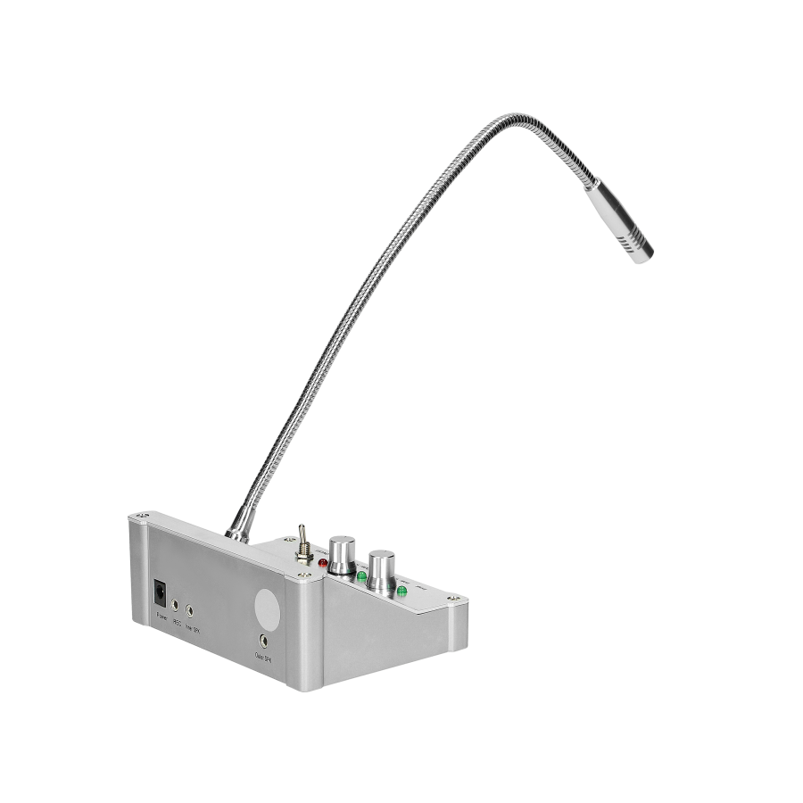 SECURIT window intercom, wired system for two-way voice communication.