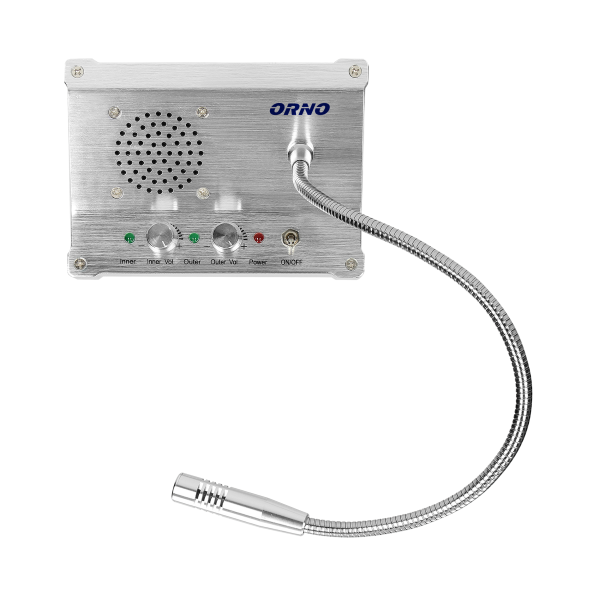 SECURIT window intercom, wired system for two-way voice communication.