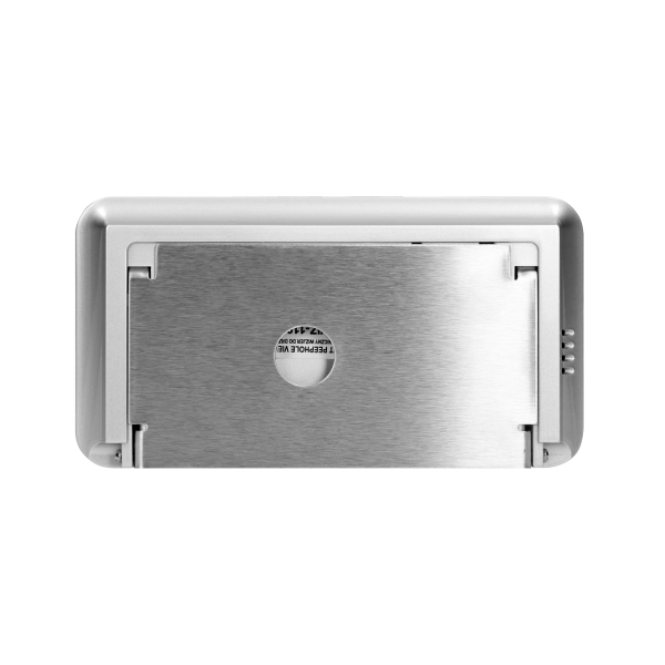 Electronic door viewer 4" silver