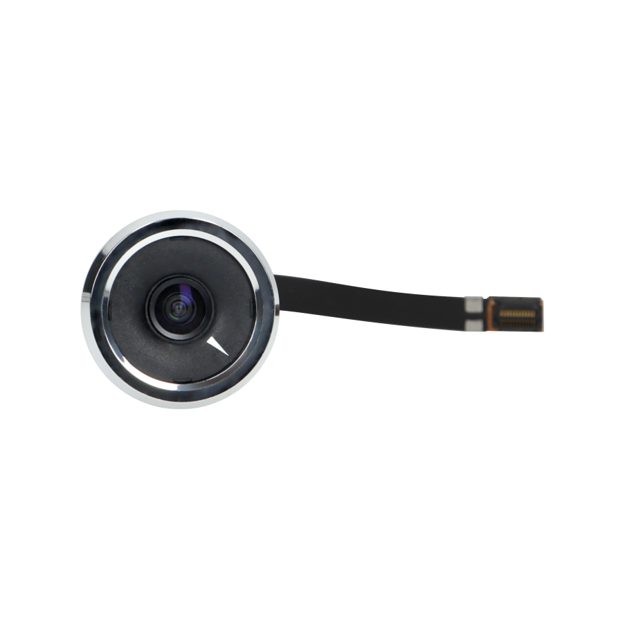 Electronic door viewer 4" silver