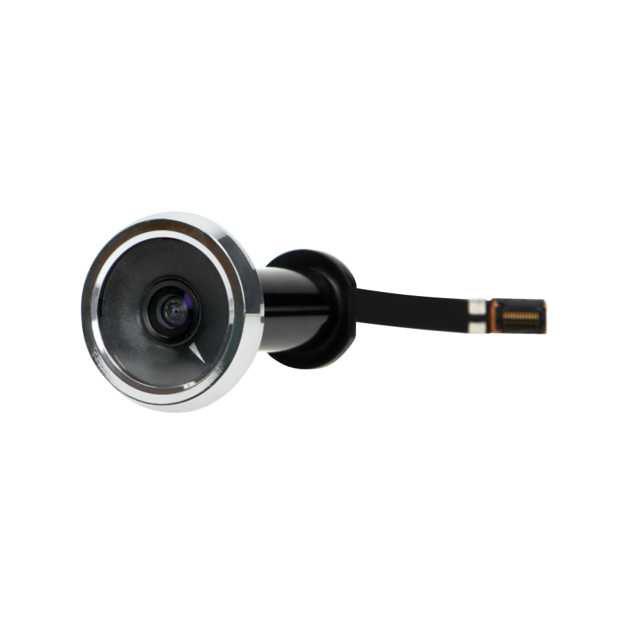 Electronic door viewer 4" silver