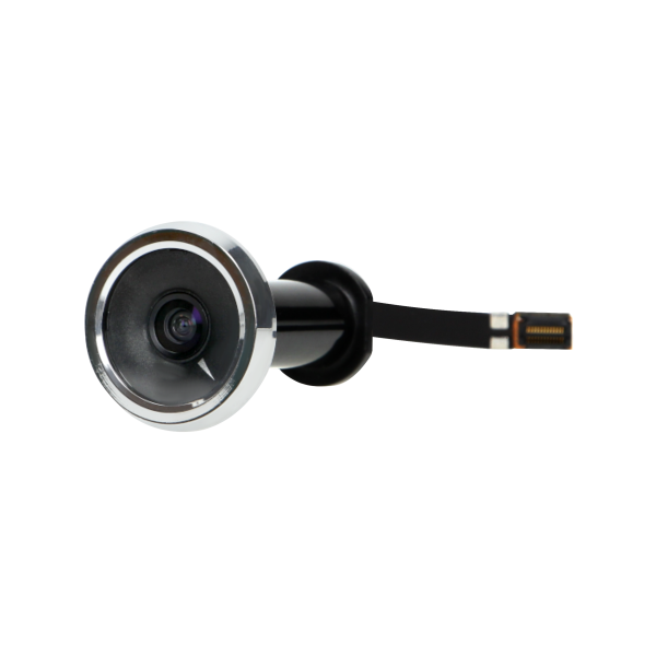 Electronic door viewer 4" silver