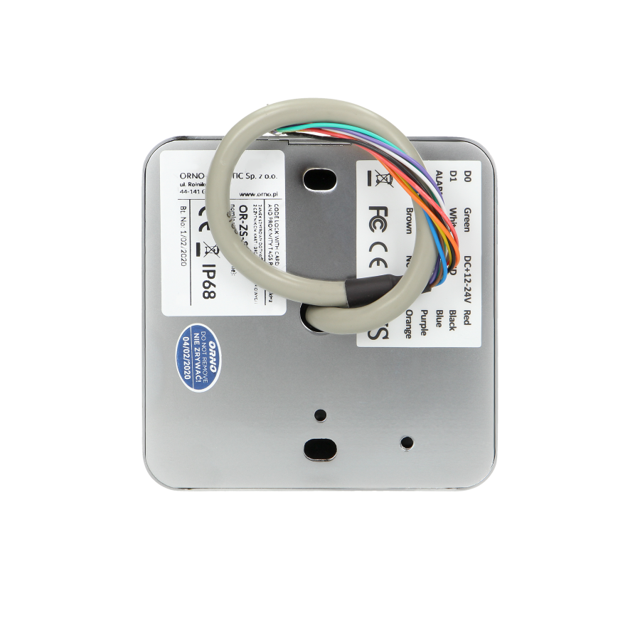 Code lock with card and proximity tags reader, IP68, 1-relay