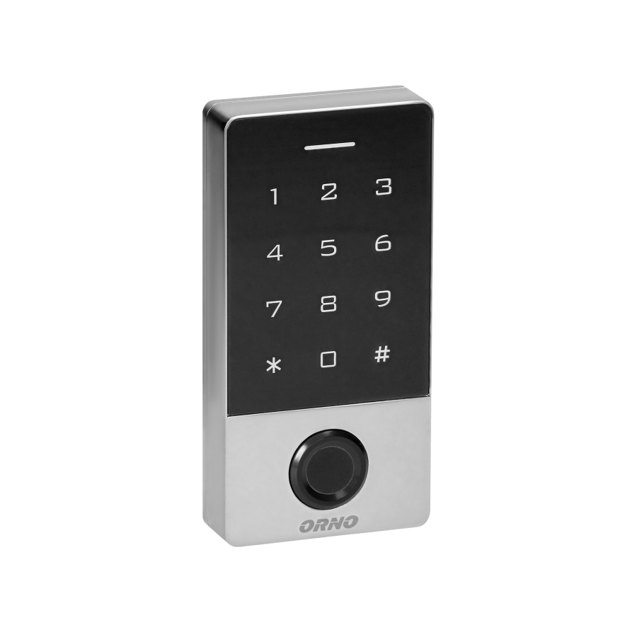 Code lock with touch keypad, proximity tag/card reader and call button, IP68, 2 relay outputs 3A
