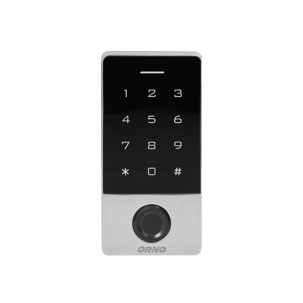 Code lock with touch keypad, proximity tag/card reader and call button, IP68, 2 relay outputs 3A
