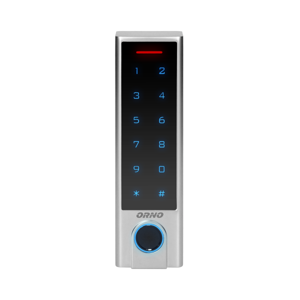 Code lock with card and proximity tags reader, fingerprints reader, SUPER SLIM, IP68, 3A relay,