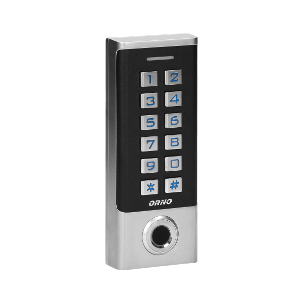 Code lock with digital keypad, proximity tags/cards reader and fingerprint reader, IP68, 1 relay output (3A)
