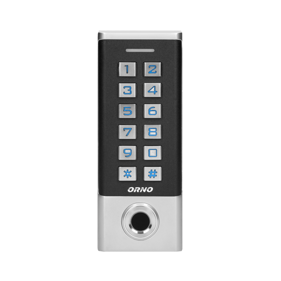 Code lock with digital keypad, proximity tags/cards reader and fingerprint reader, IP68, 1 relay output (3A)