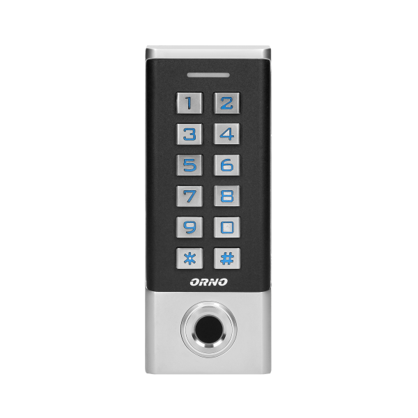 Code lock with digital keypad, proximity tags/cards reader and fingerprint reader, IP68, 1 relay output (3A)