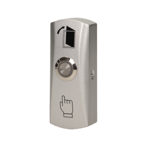 Exit button with LED backlight, surface mounted