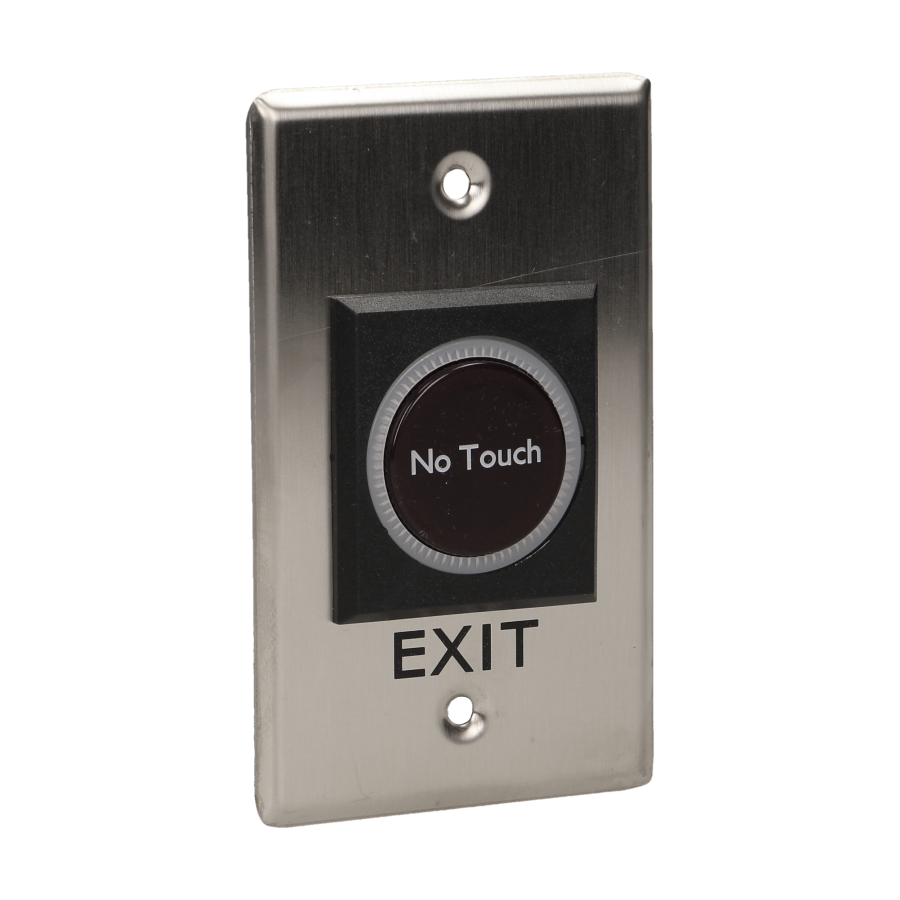 Exit button, touchless