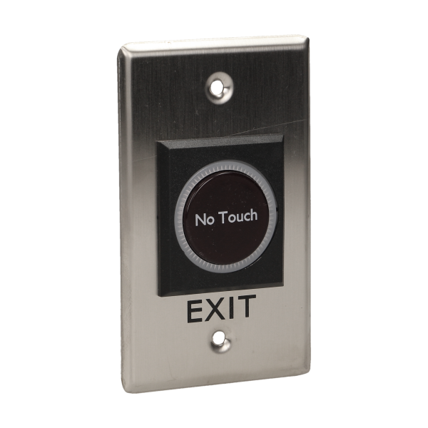 Exit button, touchless