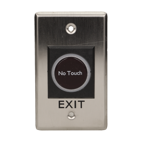 Exit button, touchless