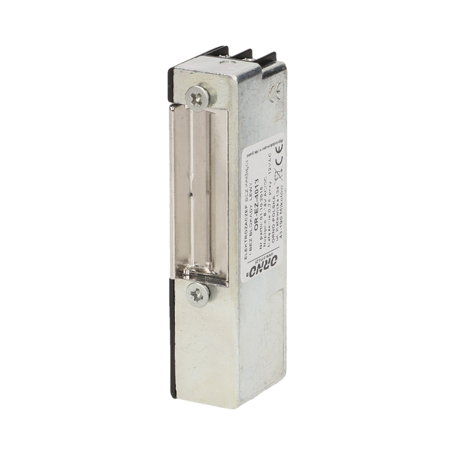 Electric strike without memory and lock, left