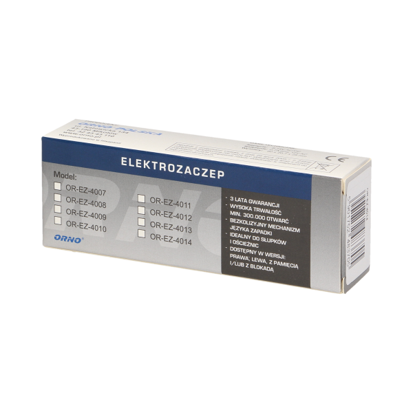 Electric strike without memory and lock, right