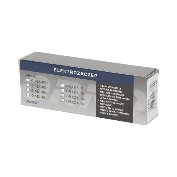 Elektrozaczep asymetryczny z pamięcią, prawy