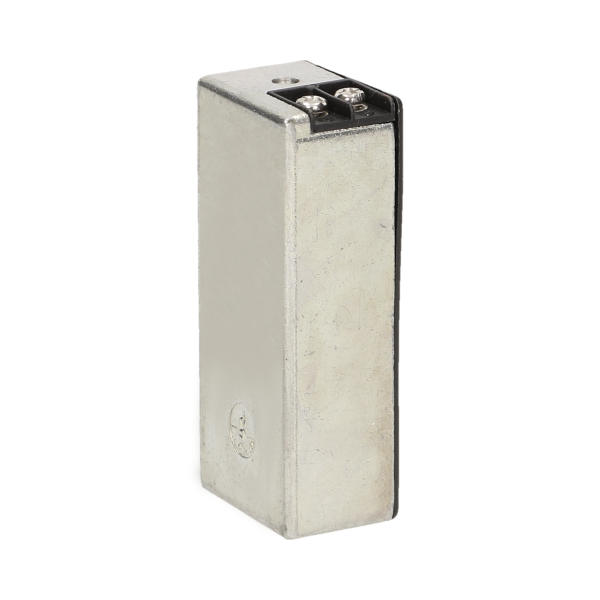 Symmetric electric strike with memory, low current coil