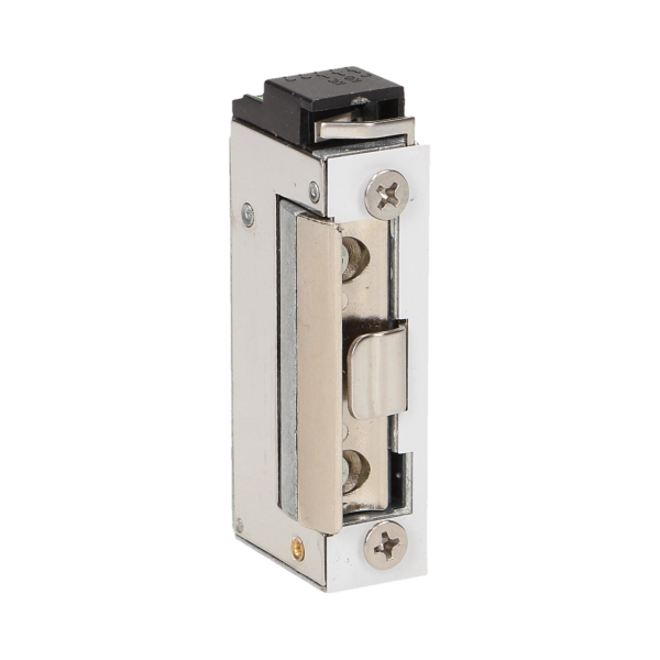 Symmetric electric strike with unclosed door signalling, MINI, low current coil