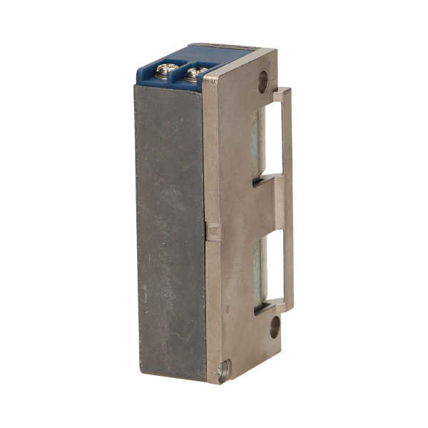 Symmetric electric strike with latch guide and lock, MINI, low current coil