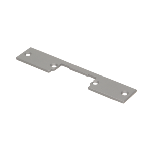 Faceplate straight, short, nickel-coated