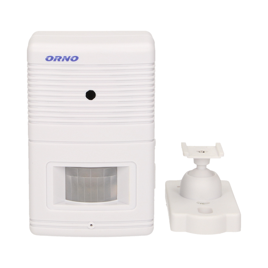 Motion sensor with DING-DONG signalling and alarm