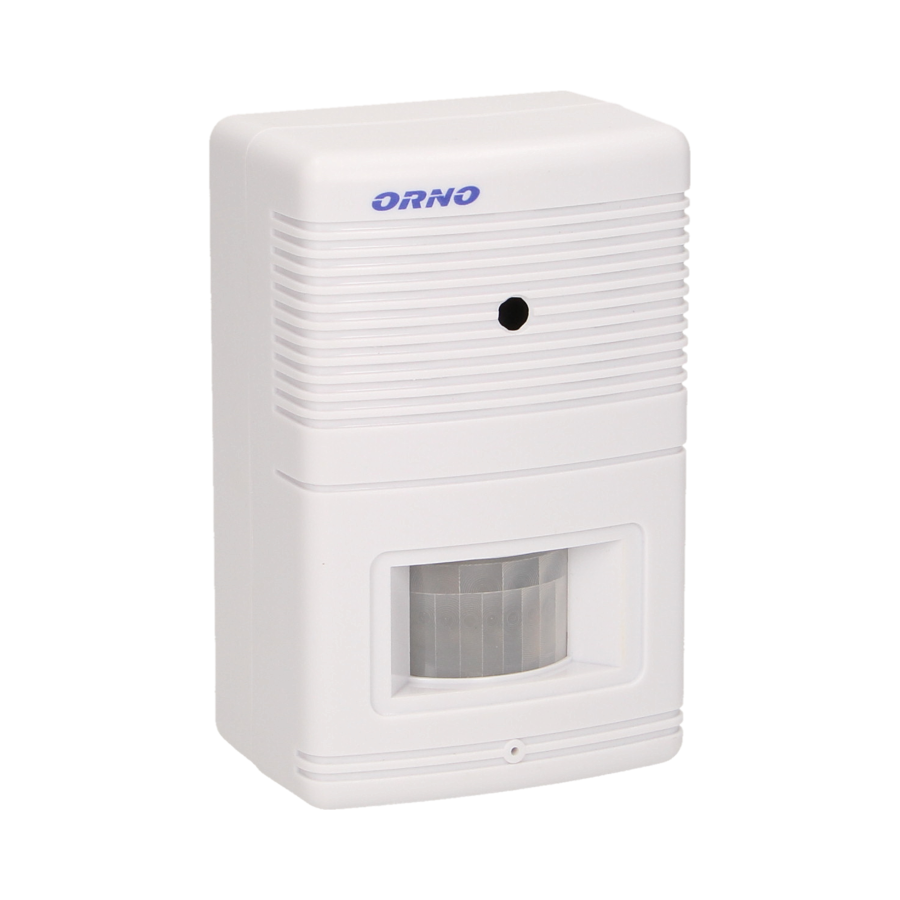 Motion sensor with DING-DONG signalling and alarm