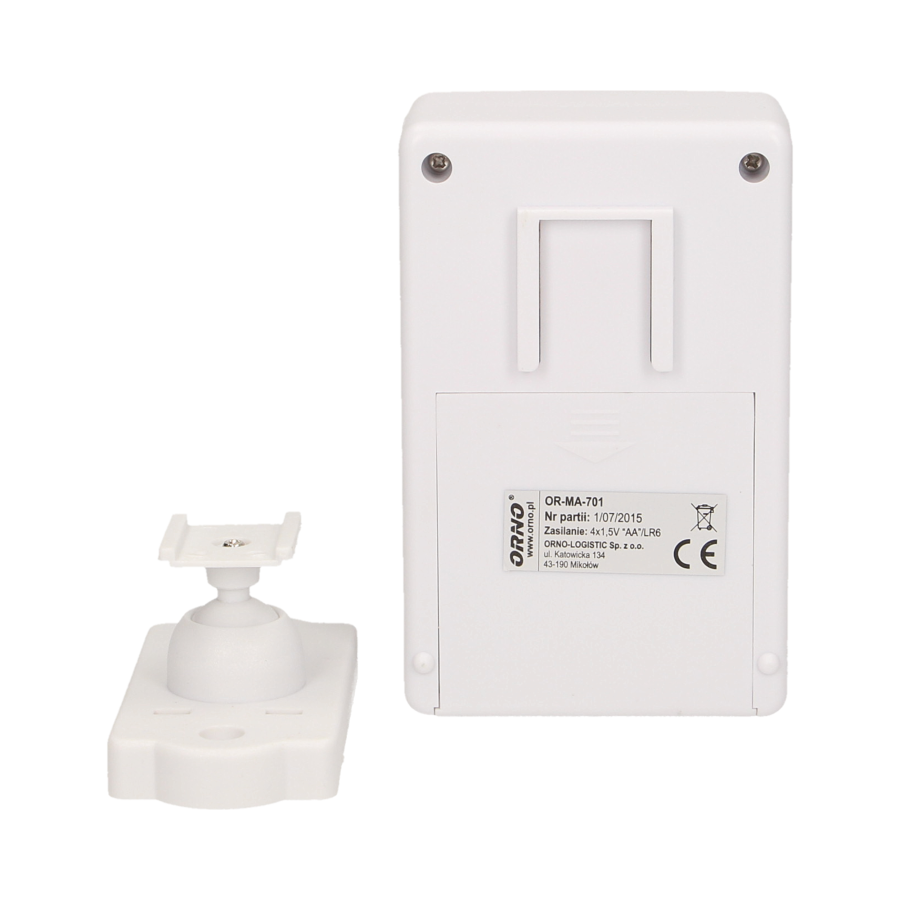 Motion sensor with DING-DONG signalling and alarm