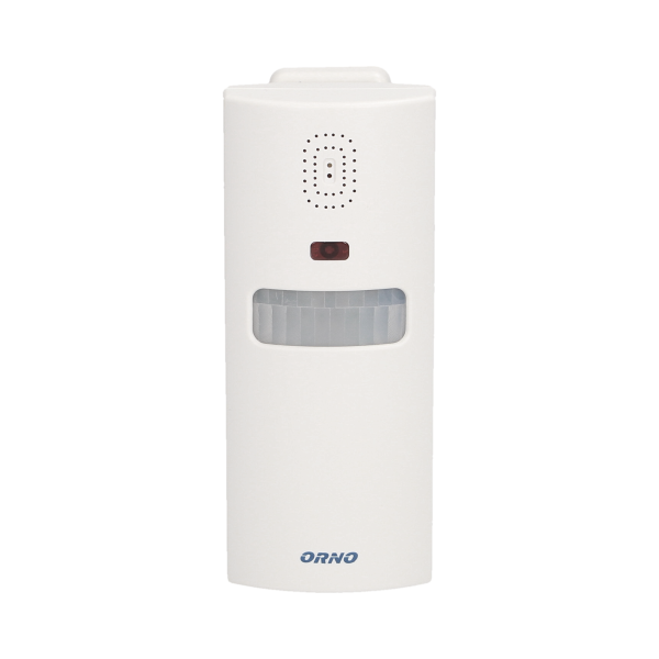 Alarm z wbudowaną syreną, sterowany pilotem, 6m, bateryjny