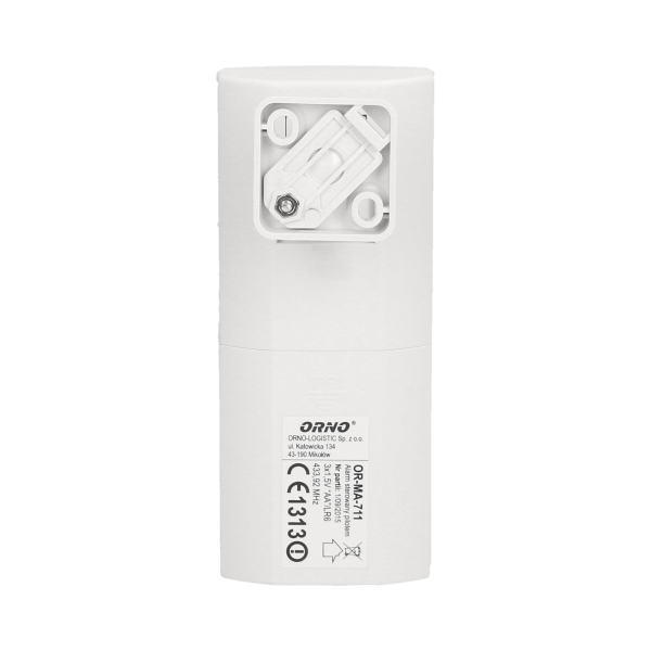 Alarm z wbudowaną syreną, sterowany pilotem, 6m, bateryjny