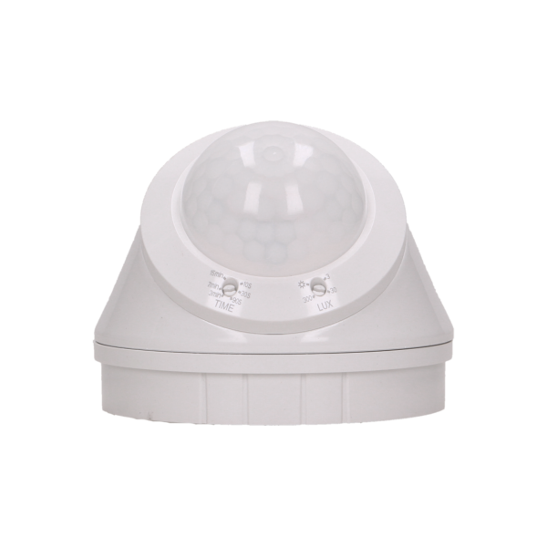 Czujnik ruchu 360/180st, IP65, 800W, biały