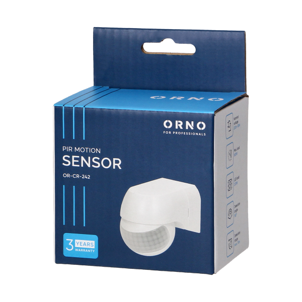Mini PIR motion sensor 180°, IP44 Mini PIR motion sensor 180°, IP44