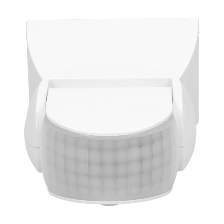 Czujnik ruchu 360/180st. 2 sensory, IP65, 1200W, biały