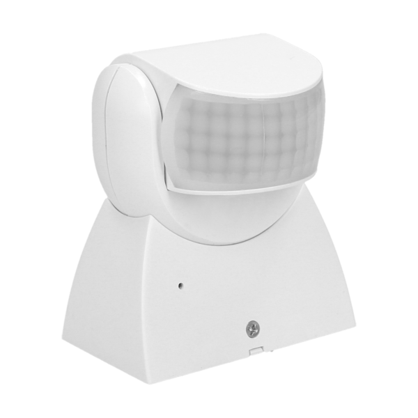 Czujnik ruchu 360/180st. 2 sensory, IP65, 1200W, biały