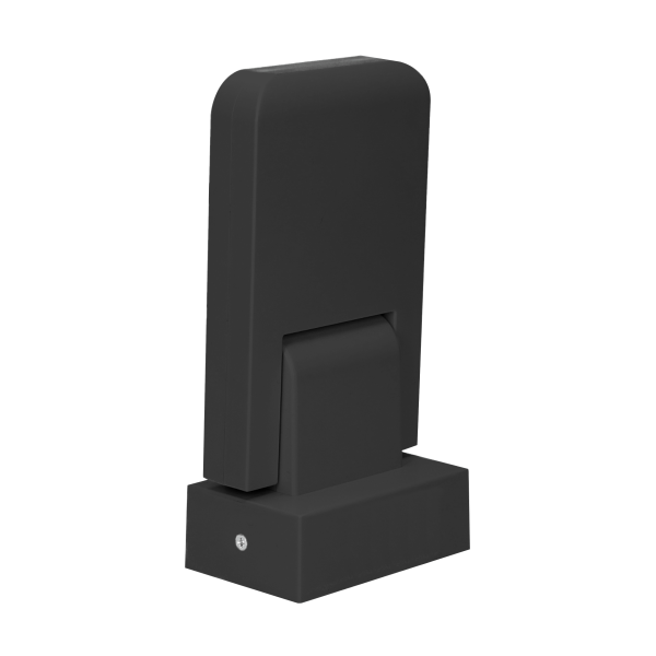 Motion and presence sensor 360°, IP65, 2000W, range max. 20m, black