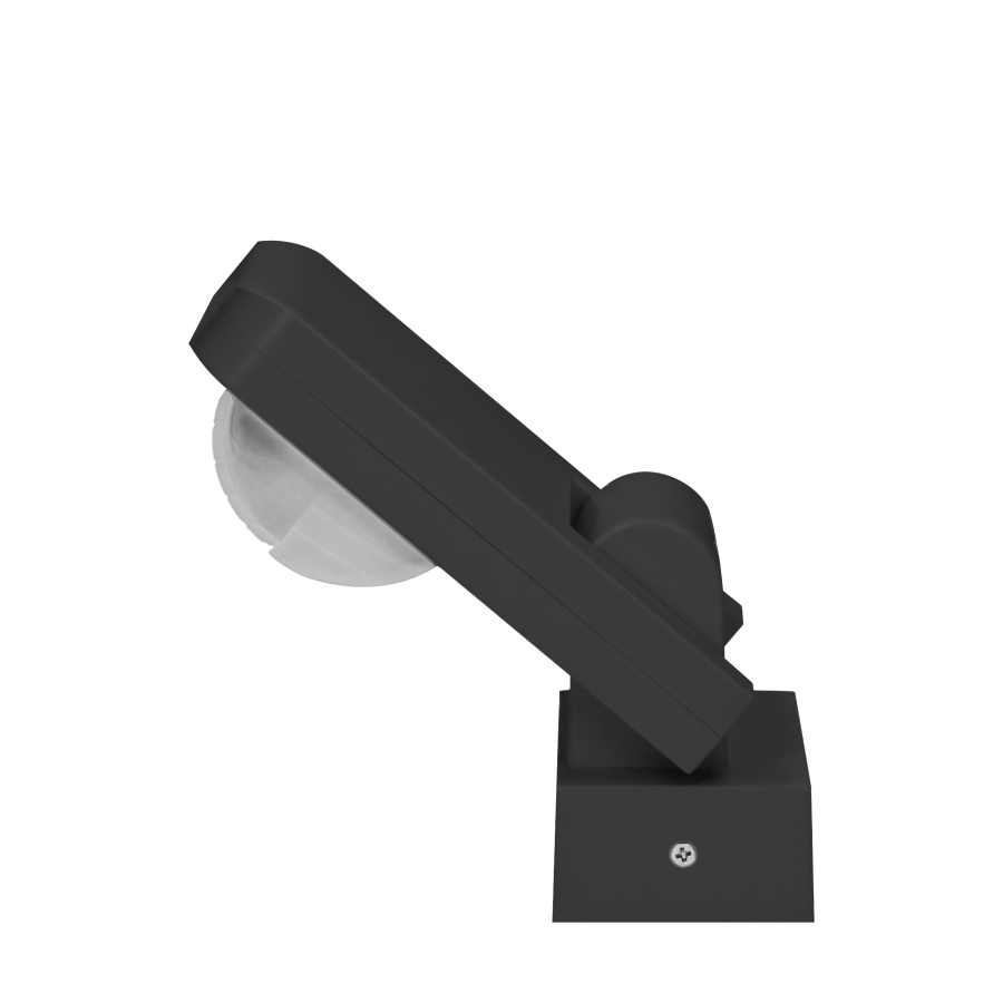 Motion and presence sensor 360°, IP65, 2000W, range max. 20m, black